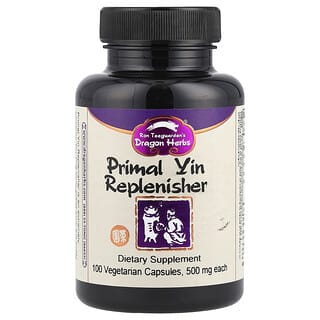 Dragon Herbs, Reforçador Primal Yin, 500 mg, 100 Cápsulas Vegetarianas