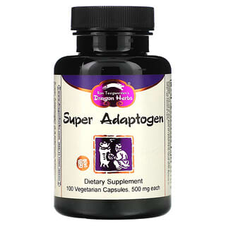 Dragon Herbs, Super adaptogène, 500 mg, 100 capsules végétariennes