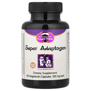 Dragon Herbs, Super Adaptogen, 500 mg, 100 Cápsulas Vegetarianas