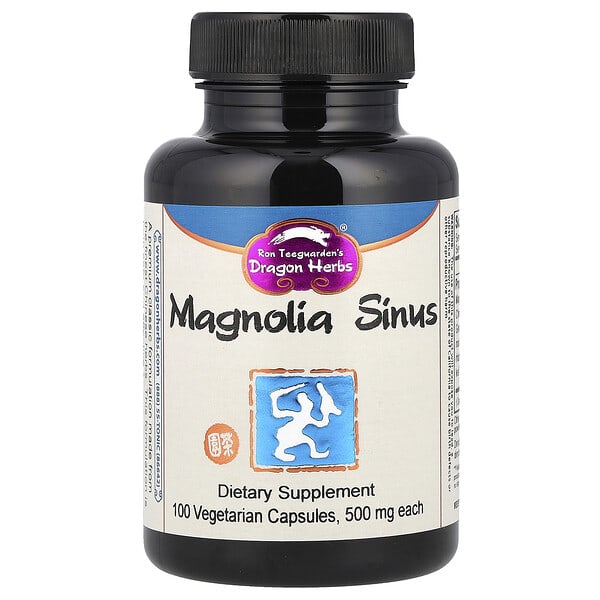 Dragon Herbs Magnolia Sinus, 100 Vegetarian Capsules