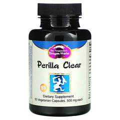 Dragon Herbs ( Ron Teeguarden ), Perilla Clear, 500mg, 베지 캡슐 60정