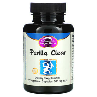 Dragon Herbs, Perilla Clear, 500 mg, 60 capsules végétariennes