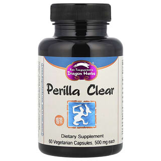 Dragon Herbs, Perilla Clear, 500 mg, 60 capsule vegetariane