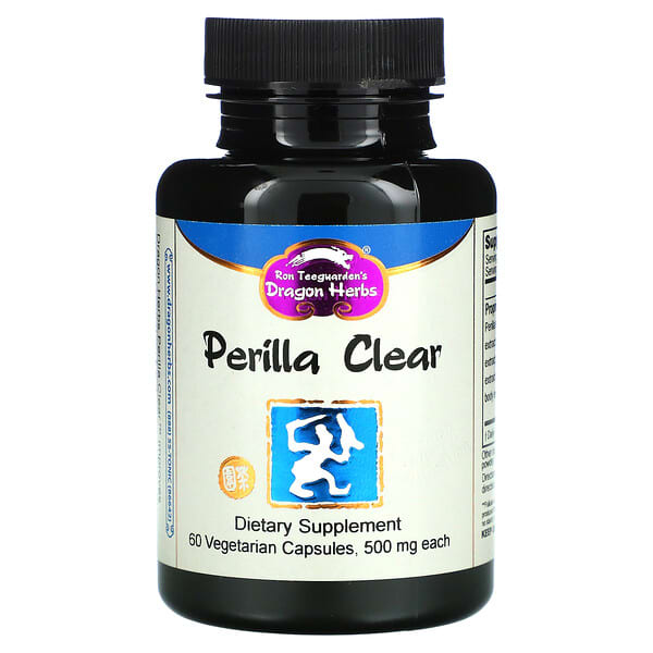 Dragon Herbs ( Ron Teeguarden ), Perilla Clear, 500 mg, 60 Vegetarian Capsules