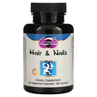 Dragon Herbs ( Ron Teeguarden ), Hair & Nails, 500 mg, 100 Vegetarian Capsules