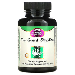 Dragon Herbs ( Ron Teeguarden ), Le grand stabilisateur, 500 mg, 100 capsules végétariennes