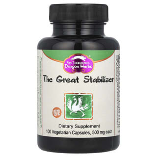 Dragon Herbs, The Great Stabilizer , 500 mg, 100 Vegetarian Capsules