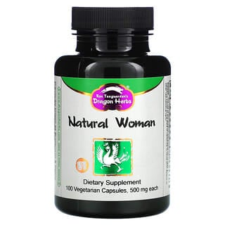 Dragon Herbs, Natural Woman, 470 mg, 100 Cápsulas Vegetais