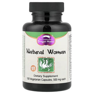 Dragon Herbs, Natural Woman, 500 mg, 100 вегетариански капсули