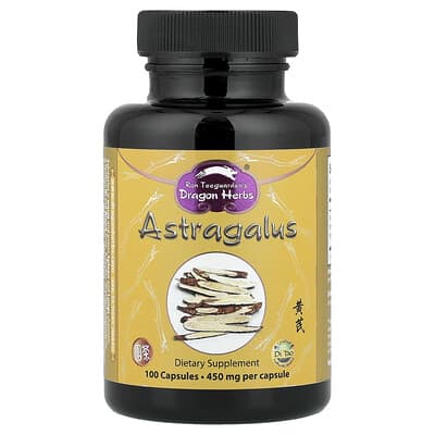 Dragon Herbs, Astragalus, 450 mg, 100 Capsules