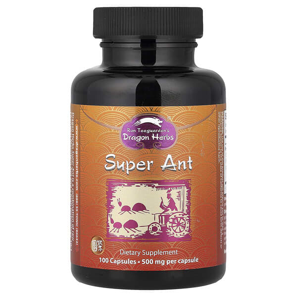 Dragon Herbs, Super Ant, 100 Capsules (500 mg per Capsule) — product photo 1