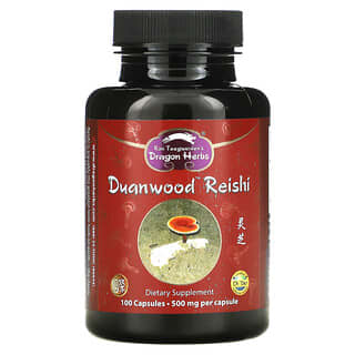Dragon Herbs, Duanwood Reishi, 500 mg, 100 Capsules
