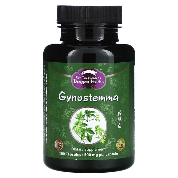 Dragon Herbs ( Ron Teeguarden ), Gynostemma, 450 mg, 100 Kapseln