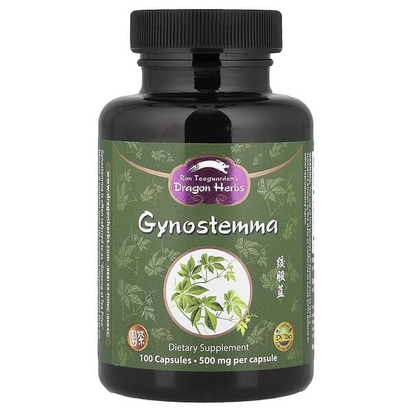Dragon Herbs, Gynostemma, 500 mg, 100 Capsules