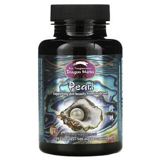 Dragon Herbs, Pérola, 500 mg, 100 Cápsulas