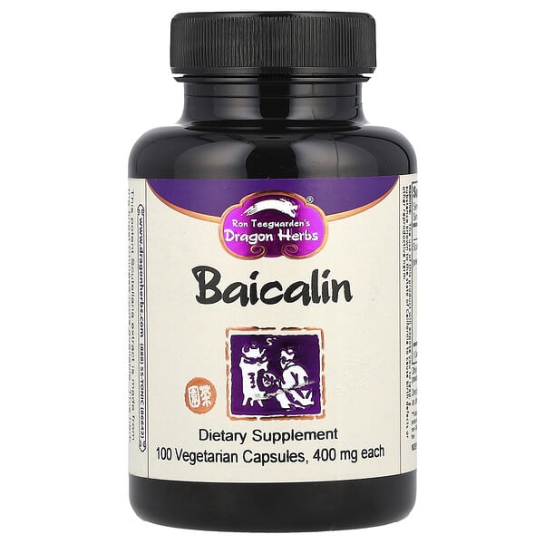 Baicalin, 400 mg, 100 Vegetarian Capsules