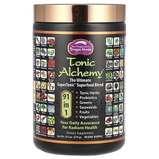 Dragon Herbs, Tonic Alchemy, Mezcla Definitiva de Superalimentos, 9.5 oz (270 g)