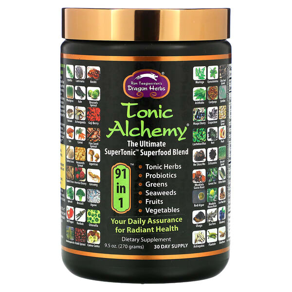 Dragon Herbs ( Ron Teeguarden ), Tonic Alchemy, Ultimate Superfood Blend, Superfood-Mischung, 270 g (9,5 oz.)