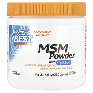 Doctor's Best, Bubuk MSM dengan OptiMSM, 250 g (8,8 ons)