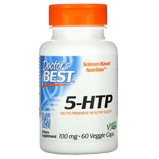 Doctor's Best, Best 5-HTP、100 mg、植物性カプセル 60粒