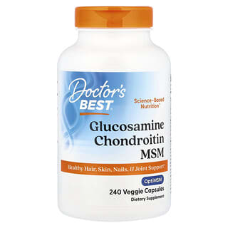 Doctor's Best, Glucosamine Chondroitin MSM with OptiMSM®, 240 Capsules
