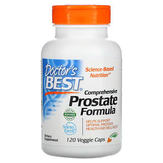 Doctor's Best, Fórmula integral para la próstata, 120 cápsulas vegetales