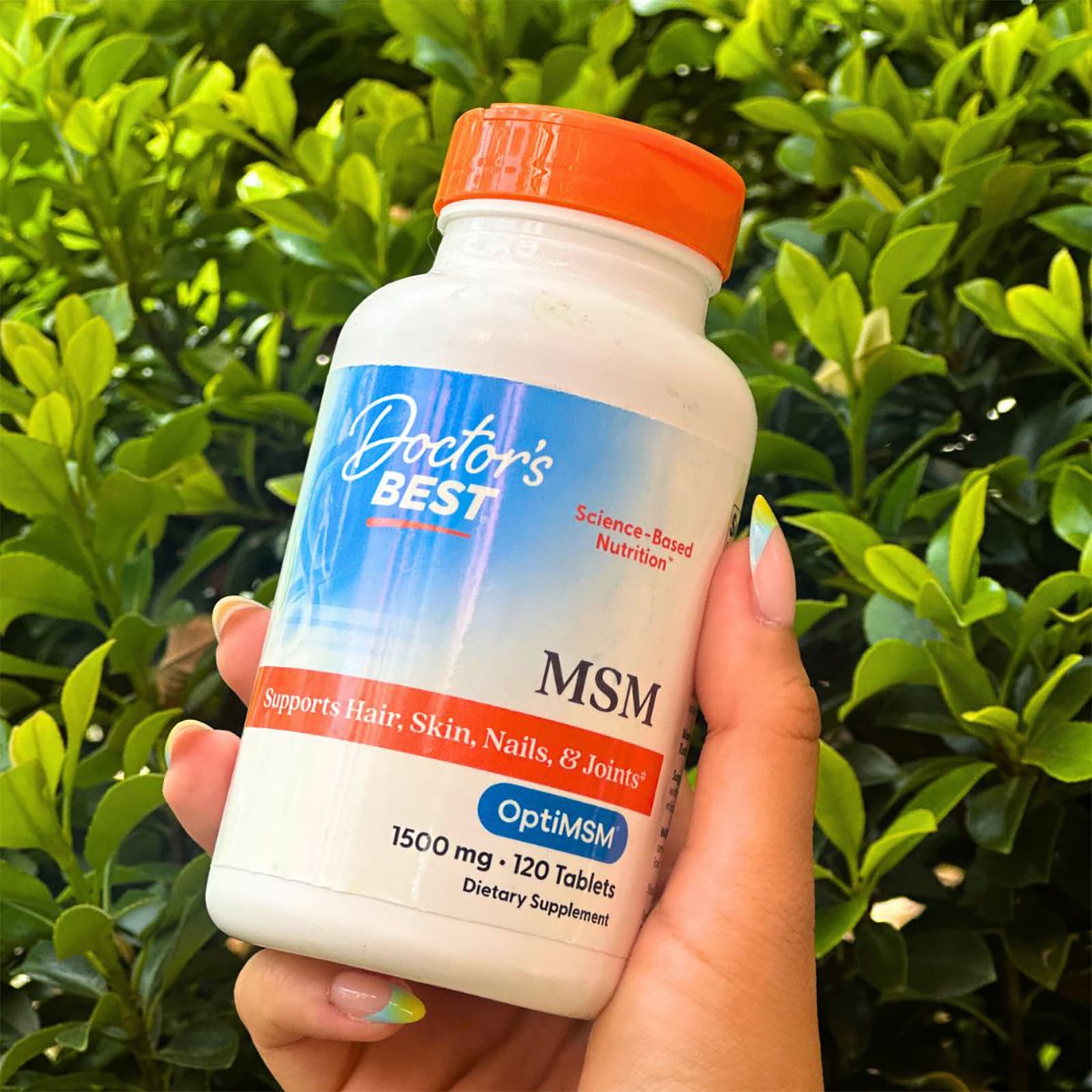Doctor's Best, 含 OptiMSM 的 MSM，1500 毫克，120 片