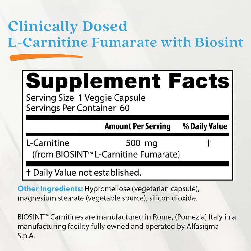 how much should i take l carnitine L-Carnitine: Benefits, Risks, and Its Role in Fitness and Weight Loss