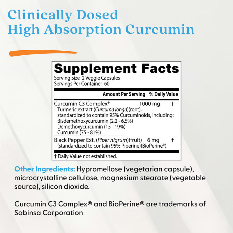 High Absorption Curcumin、ベジカプセル120粒