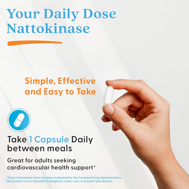 Nattokinase, 2.000 FU, 90 de capsule vegetale