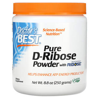 Doctor's Best, Pure D-Ribose Powder, reines D-Ribose-Pulver, 250 g (8,8 oz.)