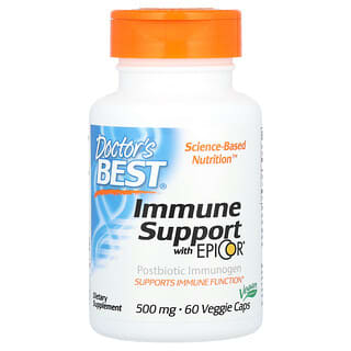 Doctor's Best, Immune Support With EpiCor, 500 mg, 60 Veggie Caps