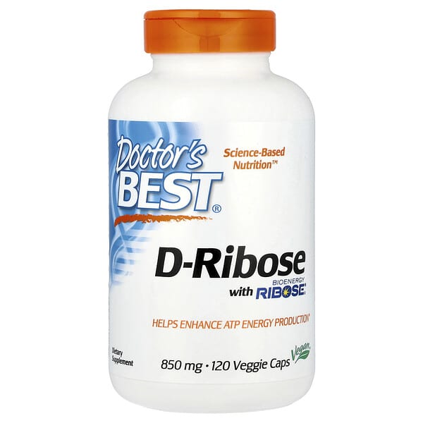 D-Ribose with BioEnergy Ribose®, 120 Veggie Caps