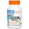 Natural Vitamin K2 MK-7 with MenaQ7, 45 mcg, 60 Veggie Caps
