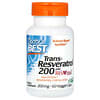 Trans-resveratrol 200 con Resvinol, 200 mg, 60 cápsulas vegetales