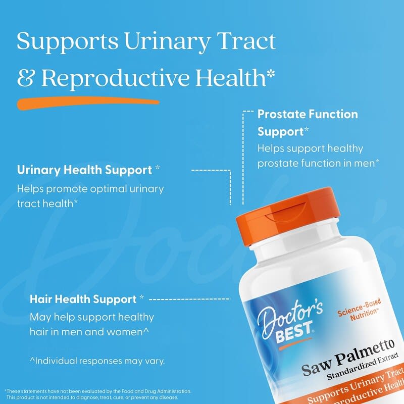 Saw Palmetto, extract standardizat, 320 mg, 180 capsule moi