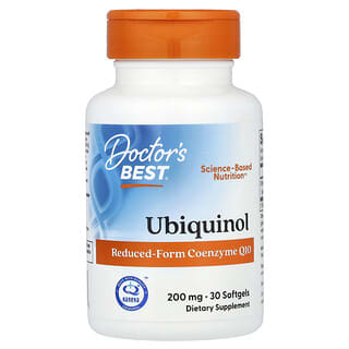 Doctor's Best, Ubiquinol with Kaneka, Ubichinol mit Kaneka, 200 mg, 30 Weichkapseln