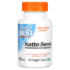 Doctor's Best, Natto-Serra, 90 cápsulas vegetales