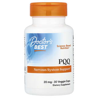 Doctor's Best, PQQ con BioPQQ, 20 mg, 30 cápsulas vegetales