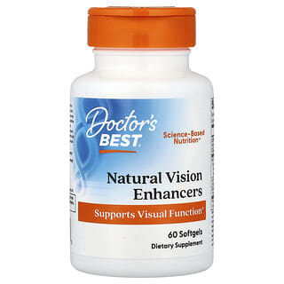 Doctor's Best, Natural Vision Enhancers, 소프트젤 60정