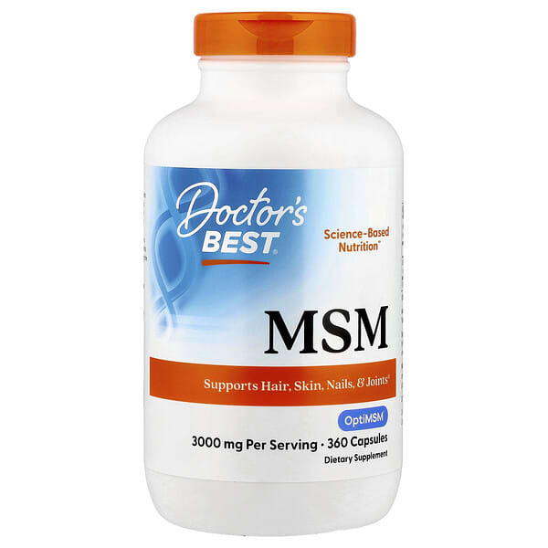 OptiMSM® 함유 MSM, (캡슐 1정당 1,000mg)