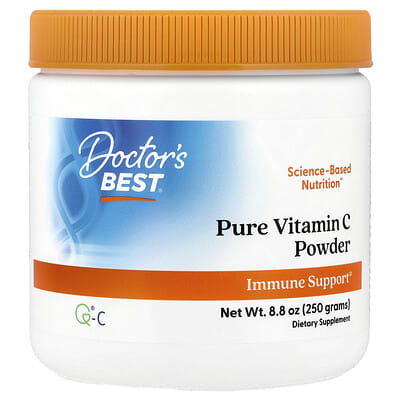 Doctor's Best, Pure Vitamin C Powder with Q®-C, 250 g