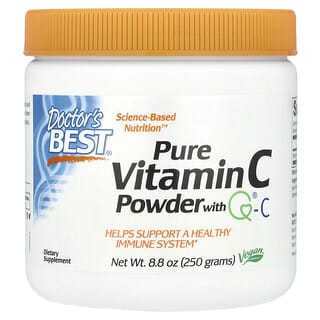 Doctor's Best, Vitamina C pura en polvo con Q-C, 250 g (8,8 oz)