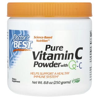 Doctor's Best, Vitamina C pura en polvo con Q-C, 250 g (8,8 oz)