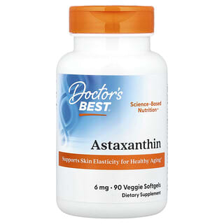 Doctor's Best, Astaxanthin, 6 mg, 90 Veggie Softgels