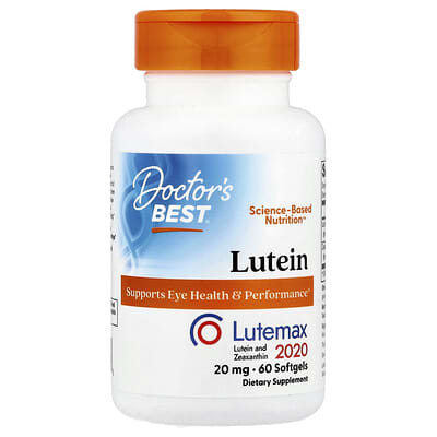 Doctor's Best, Lutein Softgels, Lutemax 2020, 60 Softgels