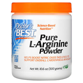 Doctor's Best, Poudre de L-Arginine pure, 300 g (10.6 oz)