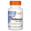 Melatonina, Sabor Natural de Menta, 5 mg, 120 Comprimidos Mastigáveis