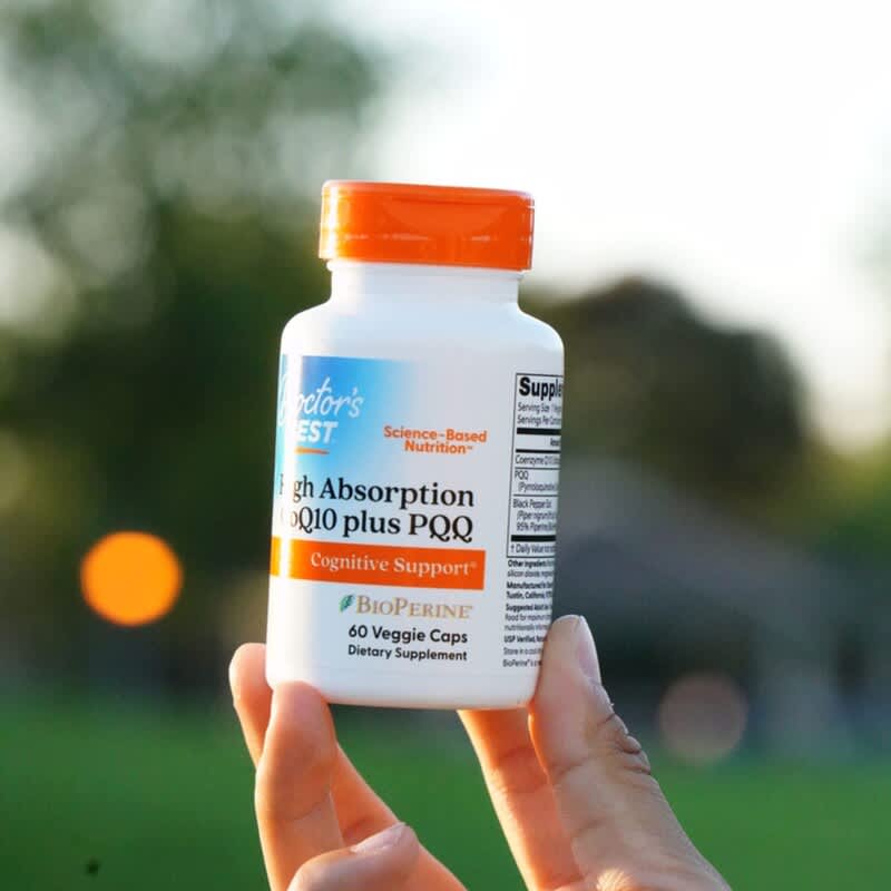 High Absorption CoQ10 plus PQQ, 60 Veggie Caps