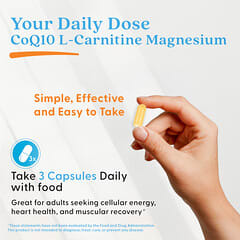 CoQ10 L-Carnitine Magnesium, 90 Veggie Caps CoQ10 L-Carnitine Magnesium, 90 Veggie Caps